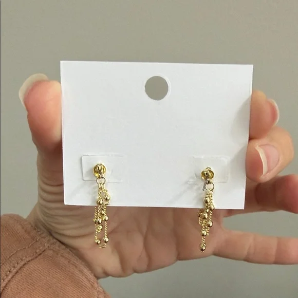 Uncommon James Ball and Chain Earrings - Picture 2 of 3